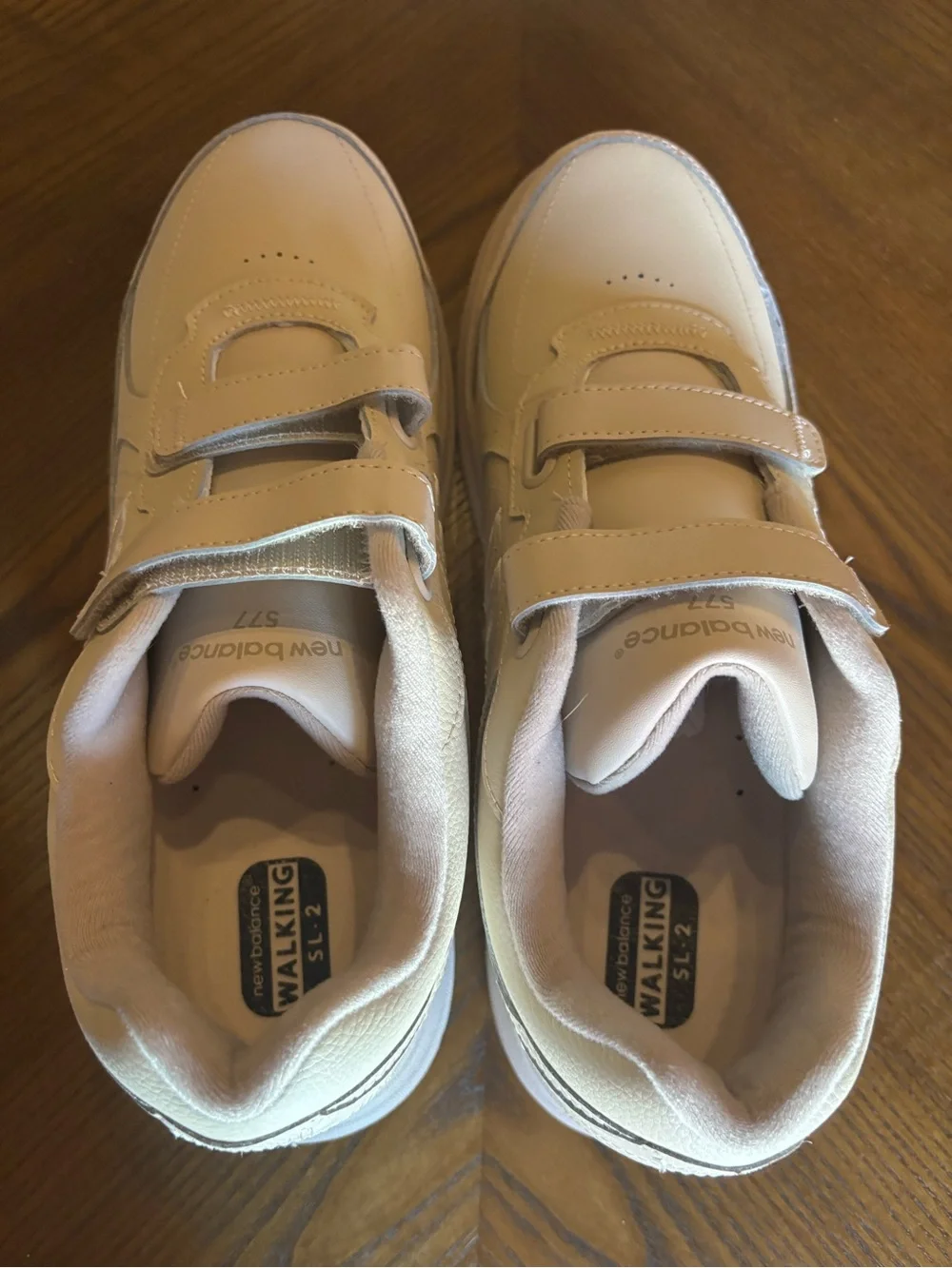 New Balance MW577VB Walking Shoes Men’s 11.5 4E Extra Wide Beige Velcro